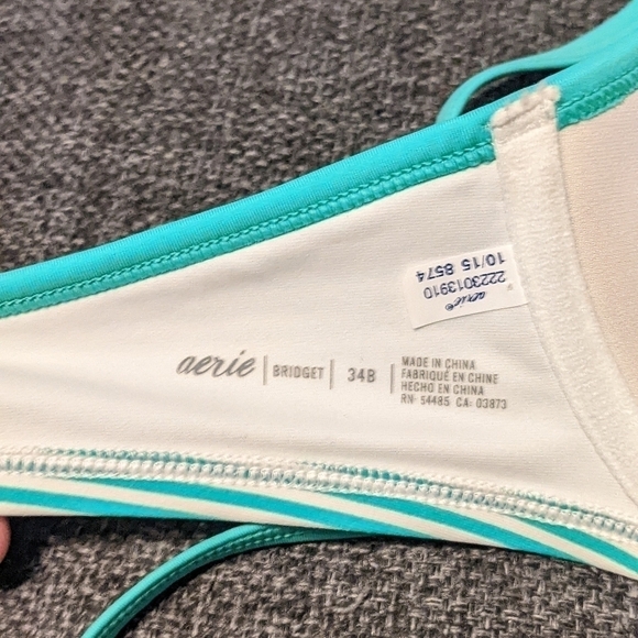 Aerie Bridget Push Up String Bikini Top Sz 34B - Picture 6 of 6